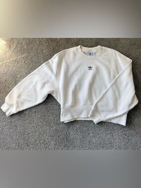 adidas Cream Crewneck Sweatshirt